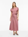 VIELLETTE HW MIDI SKIRT NOSTALGIA ROSE