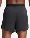 Nike Stride 5" Running Shorts Herre Black/Black/Reflective Silver L