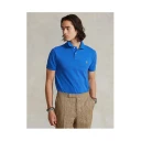Polo Ralph Lauren Slim Fit Mesh Polo Shirt - Blue - S