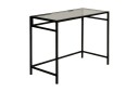 Skrivebord Vallsbo 100 cm   Glass/Røykfarget/Svart