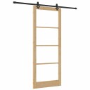 vidaXL skyvedør med monteringssett 93x232 cm solidt furu