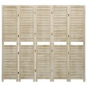 vidaXL Romdeler 5 paneler 175x165 cm heltre keisertre