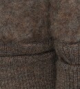 Huttelihut Votter   Ullfleece   2 lags   Noos   Brown Melert   Huttelihut   86/92   Votter   Brun   86 92