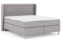 Select No 3 Komplett Sengepakke 160x200 Fast Lysegrå/Metallben