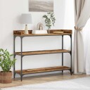  Konsollbord Gamle Tre 100x30x80 cm Ingeniørtre og Stål