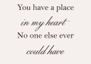 You Have a Place Plakat Plakat / 100x150cm