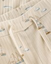 En Fant Pants Rib Aop Beige 62
