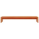  Monitorstativ voksbrun 100x27x15 cm heltre furu