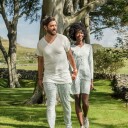 ANDERS t-skjorte i fargen "Offwhite"