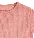 Konges Sløjd T skjorte   Hullmønster   Minnie   Rosett   Konges Sløjd   4 år 104   T skjorte   Rosa