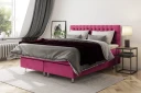 Celine Kontinentalseng 140x200 cm Rosa/Fløyel