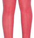 Melton Strømpebukser Rosa m. Glitter/Mønster 68/74 Strømpebukser 68 75