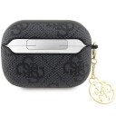 Veske Guess Guap2g4gsmk Airpods Pro 2 Deksel Svart/Sort 4G Charm Collection