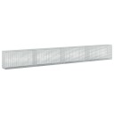 vidaXL Gabion med 5 mm tråd og 5x2,5 cm nett 400x30x50 cm