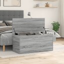  Oppbevaringsboks grå sonoma 100x42x46 cm konstruert tre