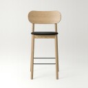Decotique Elephant Barstol Naturlig / Sort Fløyel   Barstoler Eik   13002689+13002692