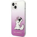 Karl Lagerfeld Choupette Fun Hard Deksel for iPhone 14 Plus 6,7" Rosa