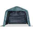 vidaXL Flyttbart kvegtelt PVC 550 g/m² 3,3x4,8 m mørkegrønn