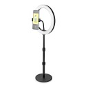 Nedis Ringlys | 10 inch | 120 LED's | 2700 6700 K | Skrivebord | Sort