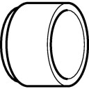 40 Mm Tilslutningsmuffe Sort Peh Geberit