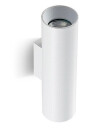 Arcchio Dilana vegglampe, rund, 2 lyskilde, hvit