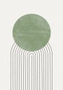 Green Orbit Echoes Plakat / 21x30