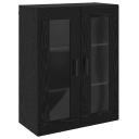  Serviesskap Svart 69.5 x 34 x 90 cm Konstruert tre