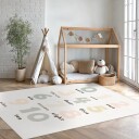 Barneteppe Numbers multi Størrelse: 120 x 170 cm