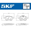 Bremseklosser SKF VKBP 91299