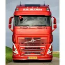 Solarguard underfanger Volvo FH4/FH5 + FM5   9 CM Lys utval 9CM med 2 next gen lyshull