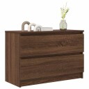  TV benk sonoma eik 80x35x54 cm konstruert tre