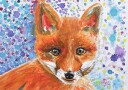 Whimsical Fox Cub Plakat / 70x100