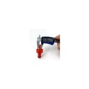 Kegland Rød ball lock tilkobling for FermZilla Rød farge plast. Carbonation Cap