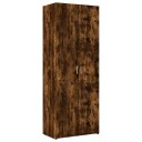  Highboard røkt eik 70x42,5x185 cm konstruert tre