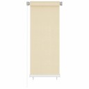 vidaXL Utendørs rullegardin kremhvit 60x140 cm HDPE