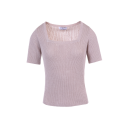 Dina Top Light Sand XL Knitted SS sweater