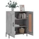 vidaXL Skjenk grå sonoma 69,5x34x90 cm konstruert tre