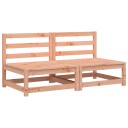  Hagesofaer uten armlener 2 stk 70x70x67 cm heltre douglasgran 837926