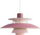 Louis Poulsen PH 5 Pendel Nyanser Av Rosa