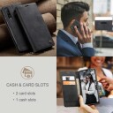 Huawei P30 Lite Caseme 013 Series Lommebok-deksel Svart