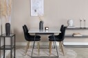 Venture Home Spisegruppe Admira 140 cm + 4 Pontus Spisestoler  