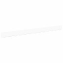 Markisevalance for 2.5 m ramme Hvit 2.3x0.2 m