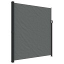  Uttrekkbar sidemarkise antrasitt 220x500 cm 4004488