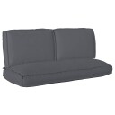 vidaXL Putesett Oxford Stoff Antrasitt 120 x 50 x 52 cm