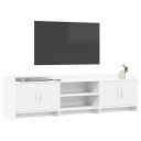  TV skap 168 x 33 x 47 cm Hvit Konstruert tre
