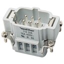 Multisocket Innsats B Hann 6P 16A 500V med skruklemme