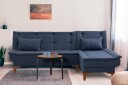 Hunterville Sovesofa m. Divan 4 seters 107x205   Mørkeblå