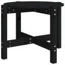 vidaXL Salongbord svart Ø 62,5x45 cm heltre furu