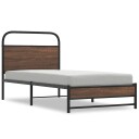  Sengeramme uten madrass brun eik 107x203 cm konstruert tre 8721158565723