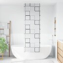 dusjrullgardin med kassett 60x240 cm Stoffbredde 56 cm